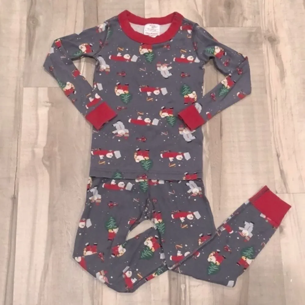 Hanna Andersson Santa Pajamas Organic Pajamas size 5 / 110